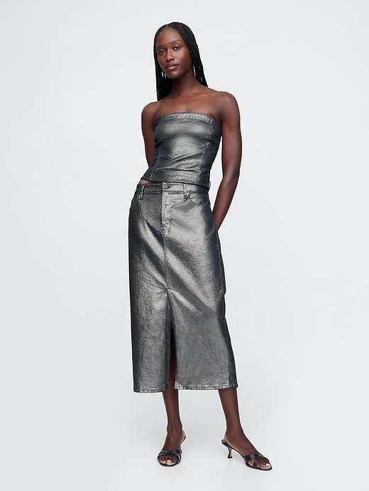 Foil Midi Skirt Foil Midi Skirt