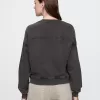 French Terry Wedge-Seam Sweatshirt