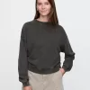 French Terry Wedge-Seam Sweatshirt