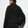 Fringe Zip Cardigan