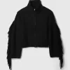 Fringe Zip Cardigan