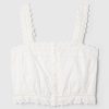 Gap × DÔEN Cropped Eyelet Tank Top