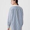 Gap × DÔEN Organic Cotton Eyelet Big Shirt