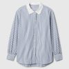 Gap × DÔEN Organic Cotton Eyelet Big Shirt