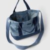 Gap Logo Denim Strap Mini Tote Bag