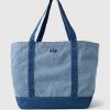 Gap Logo Denim Strap Tote Bag