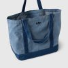 Gap Logo Denim Strap Tote Bag