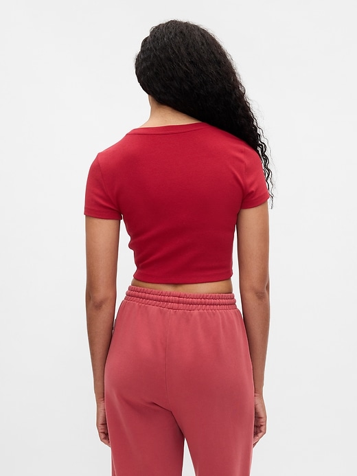 Gap × Disney Cropped Crewneck T-Shirt Gap × Disney Cropped Crewneck T-Shirt