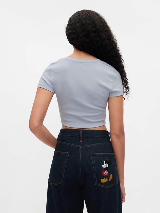 Gap × Disney Cropped Crewneck T-Shirt Gap × Disney Cropped Crewneck T-Shirt
