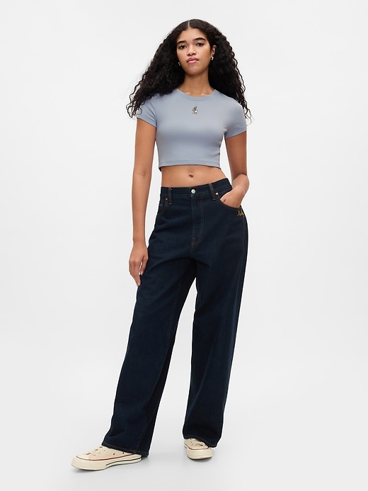 Gap × Disney Cropped Crewneck T-Shirt Gap × Disney Cropped Crewneck T-Shirt