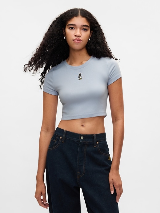 Gap × Disney Cropped Crewneck T-Shirt Gap × Disney Cropped Crewneck T-Shirt