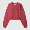 Gap × Disney Mickey Mouse Cropped Logo Sweatshirt
