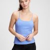 GapFit Brushed Tech Jersey Strappy Back Tank Top