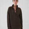 GapFit Quilted Jacquard Half-Zip Pullover