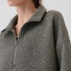 GapFit Quilted Jacquard Half-Zip Pullover