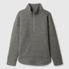 GapFit Quilted Jacquard Half-Zip Pullover