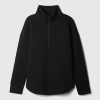 GapFit Quilted Jacquard Half-Zip Pullover GapFit Quilted Jacquard Half-Zip Pullover