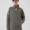 GapFit Quilted Jacquard Half-Zip Pullover