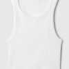 GapFit Seamless Rib Cropped Halter Tank Top