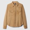 GapHeritage Vegan Suede Western Shirt GapHeritage Vegan Suede Western Shirt