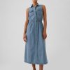 GapHeritage Western Denim Midi Dress