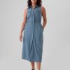 GapHeritage Western Denim Midi Dress
