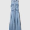 GapHeritage Western Denim Midi Dress