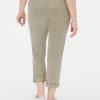 Girlfriend Twill Stripe Khakis