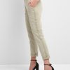 Girlfriend Twill Stripe Khakis