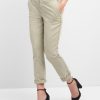 Girlfriend Twill Stripe Khakis