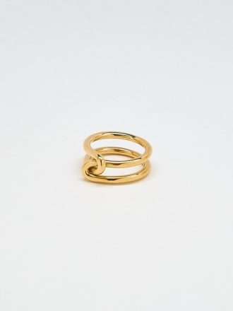 Gold Double Knot Ring Gold Double Knot Ring