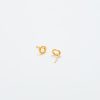 Gold Initial Earrings