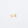 Gold Initial Earrings