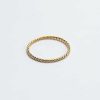 Gold Rope Twist Stacking Ring