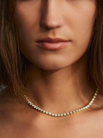 HART Bezel Tennis Necklace