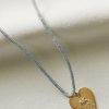 HART Silver Lurex Cord with Halleys Heart Charm