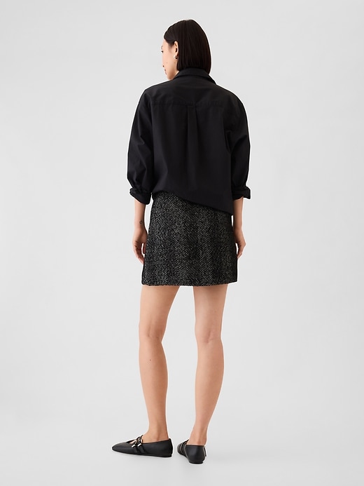 Herringbone Mini Skirt Herringbone Mini Skirt