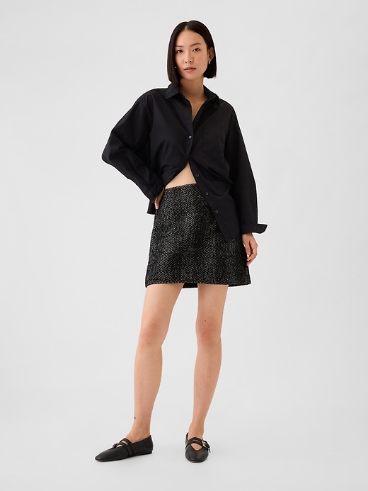 Herringbone Mini Skirt Herringbone Mini Skirt