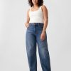 High Rise Barrel Jeans