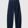 High Rise Barrel Jeans