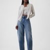 High Rise Barrel Jeans