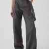 High Rise Cargo Baggy Trousers