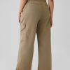 High Rise Cargo Baggy Trousers