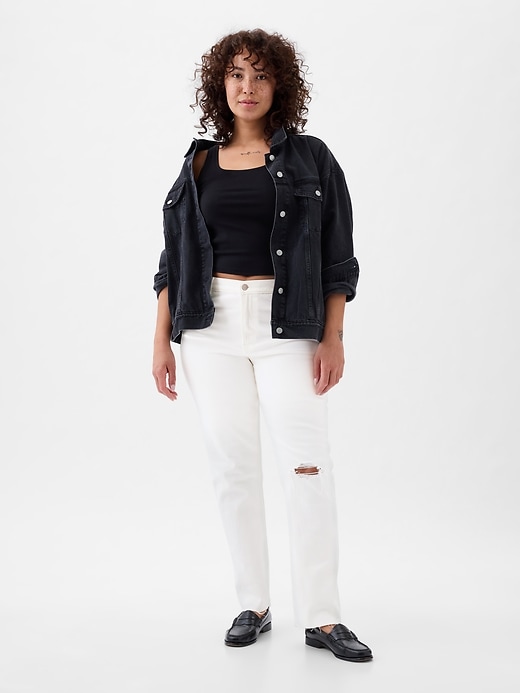 High Rise Cheeky Straight Jeans High Rise Cheeky Straight Jeans