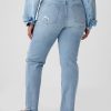 High Rise Cheeky Straight Jeans