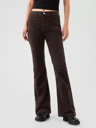 High Rise Corduroy ’70s Flare Pants