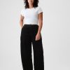High Rise Corduroy Tapered Ankle Trousers