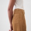 High Rise Corduroy Tapered Ankle Trousers