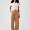 High Rise Corduroy Tapered Ankle Trousers