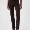 High Rise Corduroy Vintage Slim Pants